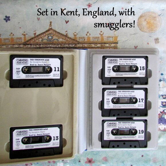 AUDIOBOOK - GEORGETTE HEYER - "THE UNKNOWN AJAX" UNABRIDGED REGENCY on CASSETTES - Picture 4 of 7